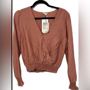 NWT HEM & THREAD Women’s Coral Blouse